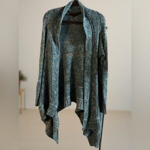 Elegant Blue Knit Cardigan for Women